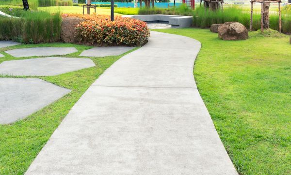 Concrete Walkway Resurfacing in Athens