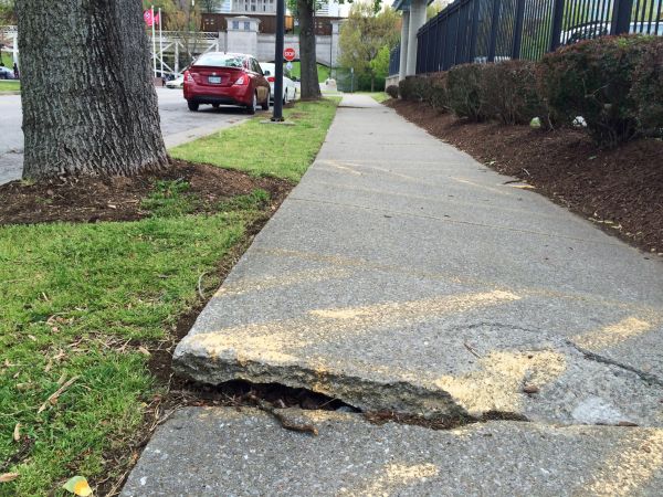 Cement Sidewalk Repair in Athens